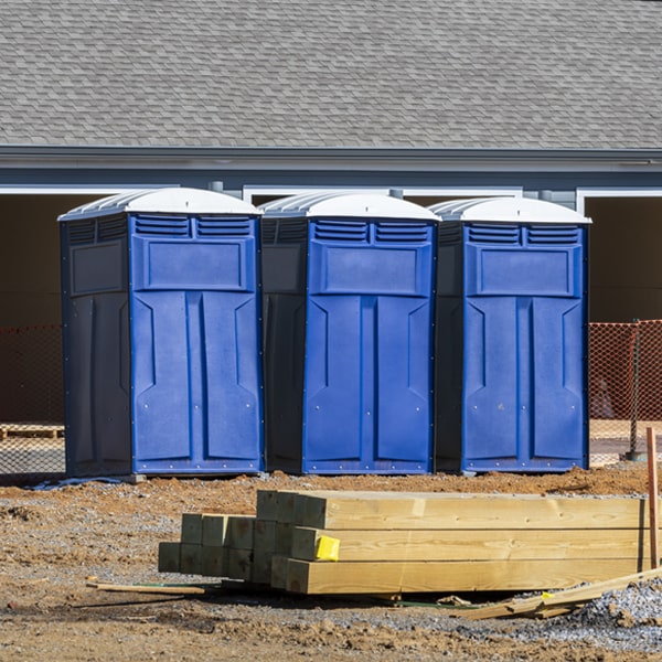 how can i report damages or issues with the porta potties during my rental period in Graford Texas